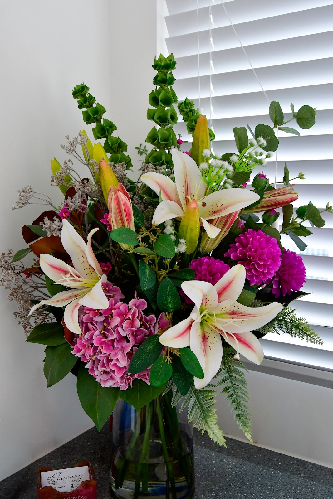 Flowers at Tuscany by Helen